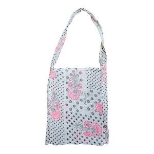 Free People Boho Cotton Floral Reusable Tote Bag
